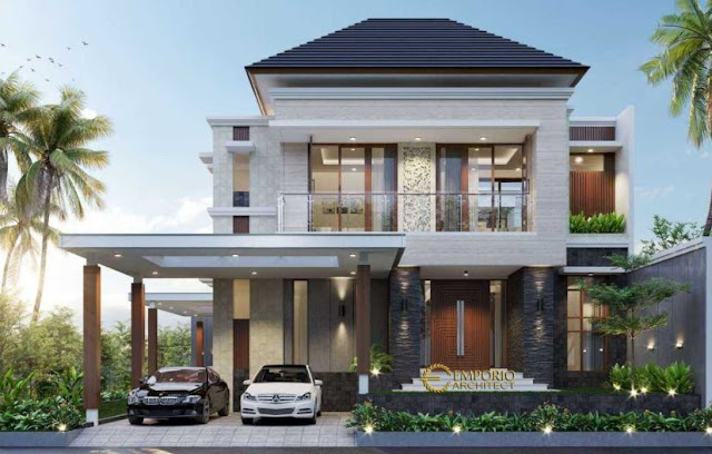 desain rumah 2 lantai sederhana dan biaya