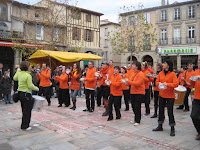 Drummers at Telethon Limoux