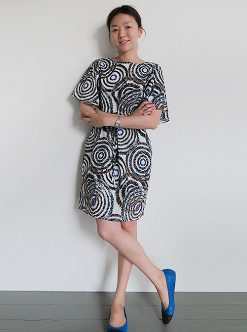 Circle Pattern Dress