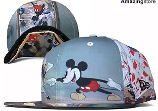 New Era Disney Mickey Mouse Hi-Res Mirror 5950 Fitted Hat
