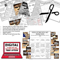 EARTH SCIENCE Activities for Test Prep, Test Review, Study Guides, and Vocabulary Review--PICTURE PUZZLES