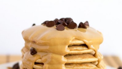 How to make peanut butter chocolate chip pancakes recipe