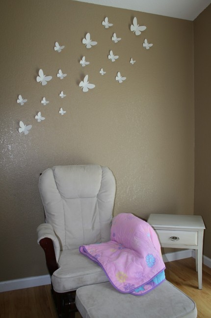 wall decor ideas using paper 3D Butterflies Wall Decor | 430 x 646