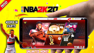 NBA 2K20 MOD APK+OBB V98.0.2 Unlimited Money | Highly Compressed | Download On Android