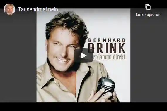 Youtube Video Bernhard Brink