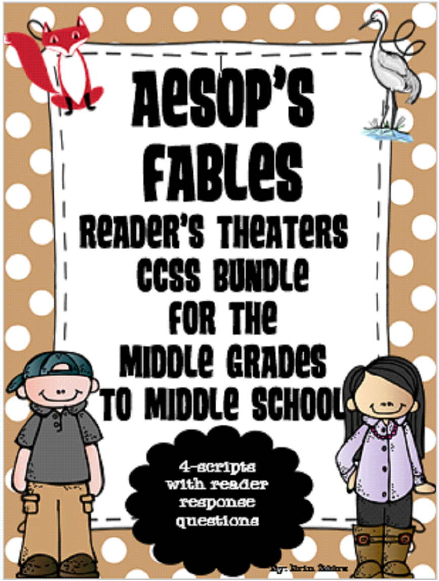 http://www.teacherspayteachers.com/Product/Aesops-Fables-Readers-Theaters-CCSS-Bundle-for-Middle-Grades-to-Middle-School-1064565