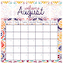 free printable august 2019 calendar - printable blank august 2019 calendar on we heart it