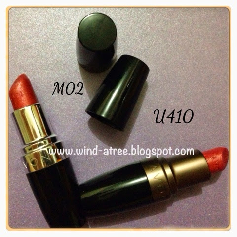 [Review] Avon lipstick in M02 and U410