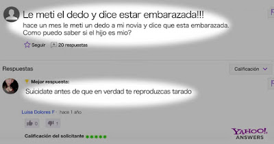 Las 10 peores preguntas de Yahoo Respuestas sobre embarazos