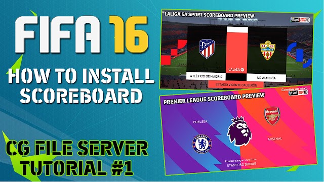 How To Install Scoreboard in FIFA 16 - CG File Server Tutorial #1