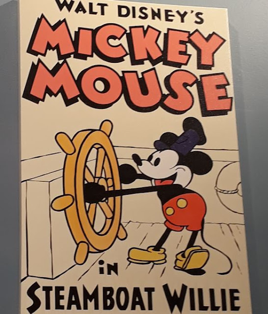 Mickey Mouse Poster of Steamboat Willie