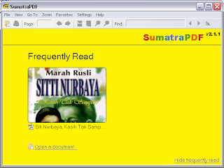 Free Blog Tutorial - Sumatra PDF