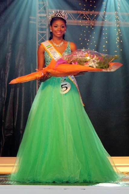 Miss Gabon World 2014 winner Pulcherie Nze Nzoughe