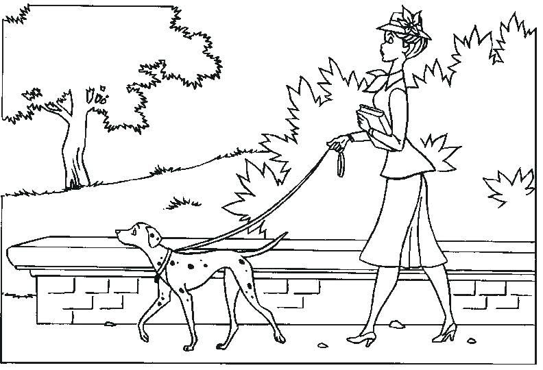 101 Dalmations Puppy Coloring Pages