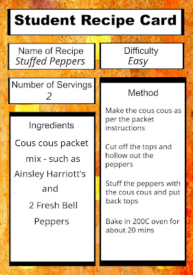 Printable PDF Recipe Card