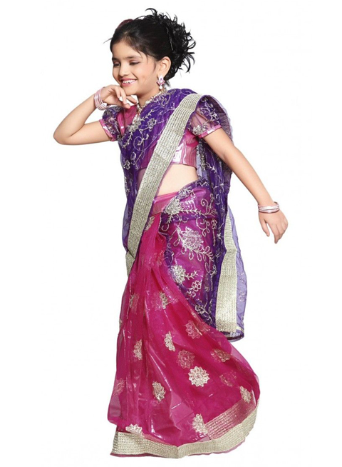 baju sari india anak2