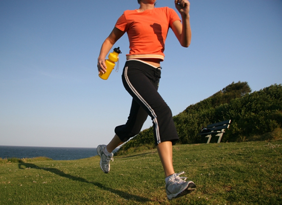 running helps remove THC from the body