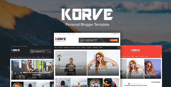 Korve - Personal Blogger Template