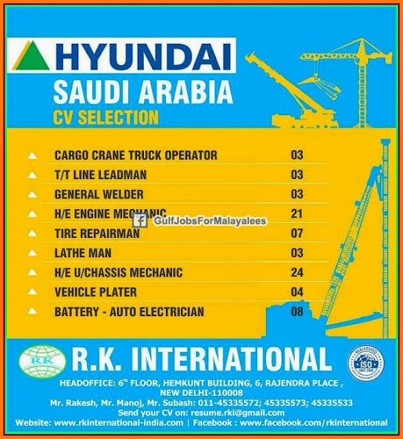 Hyundai KSA Job vacancies