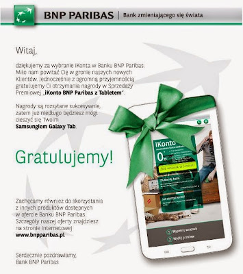 email z bnp paribas przyznanie nagrody tablet