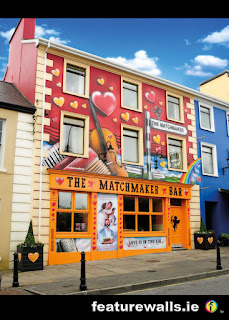 MATCHMAKER BAR MURAL PAINTING BY FEATURE WALLS PROFESSIONAL IRISH MURAL PAINTING COMPANY FEATUREWALLS.IE