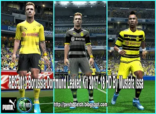 PES 2013 Borussia Dortmund Leaked Kit 2017-18 HD By Mustafa Issa