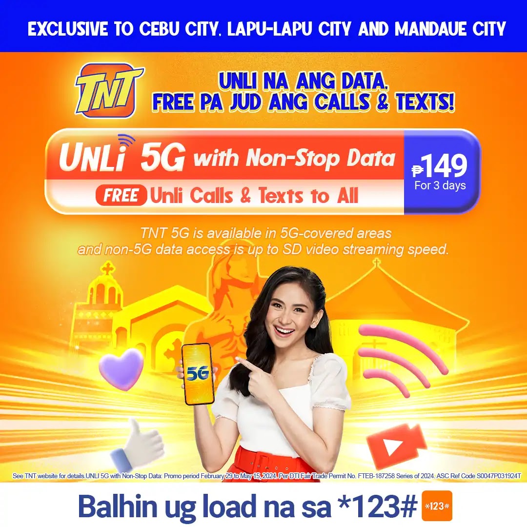 TNT Unli 5G offers