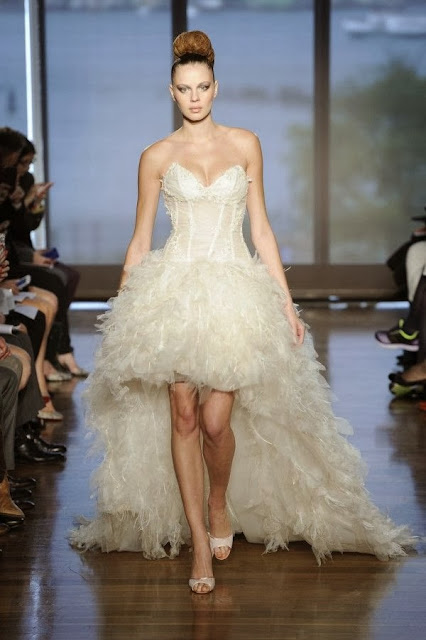 hi-lo wedding dress