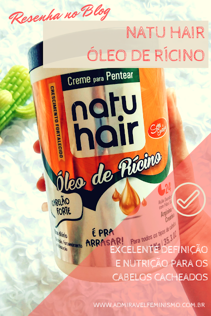 Resenha Creme de Pentear Óleo de Rícino Natu Hair