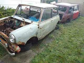 Forsale Rusty Mini Classic in Yard