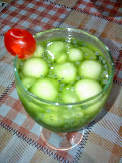 resep es buah melon