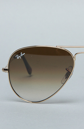 ray ban aviators gold brown. Ray-Ban Aviators Gold/Brown