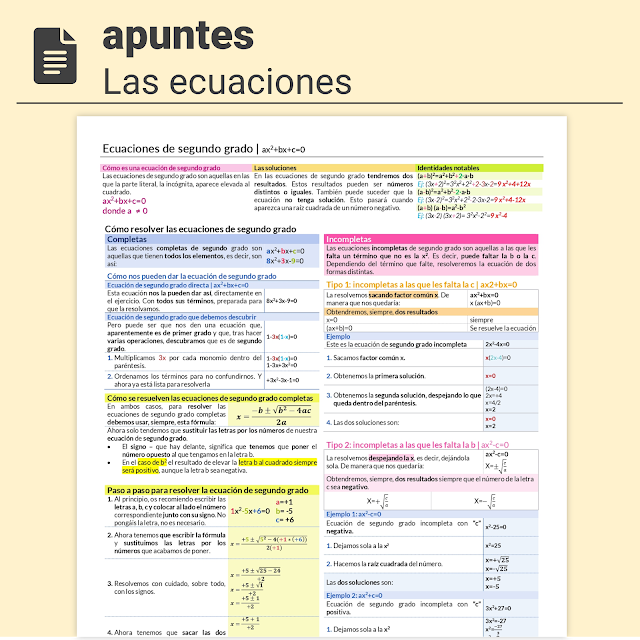 apuntes ecuaciones