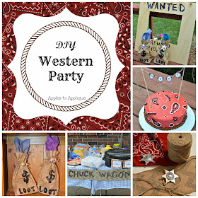 YeeHaw! A DIY Western Birthday Party | Apples to Applique #cowboy #cowgirl #kidsparty