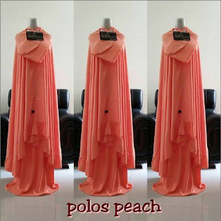 Mukena Polos Peach