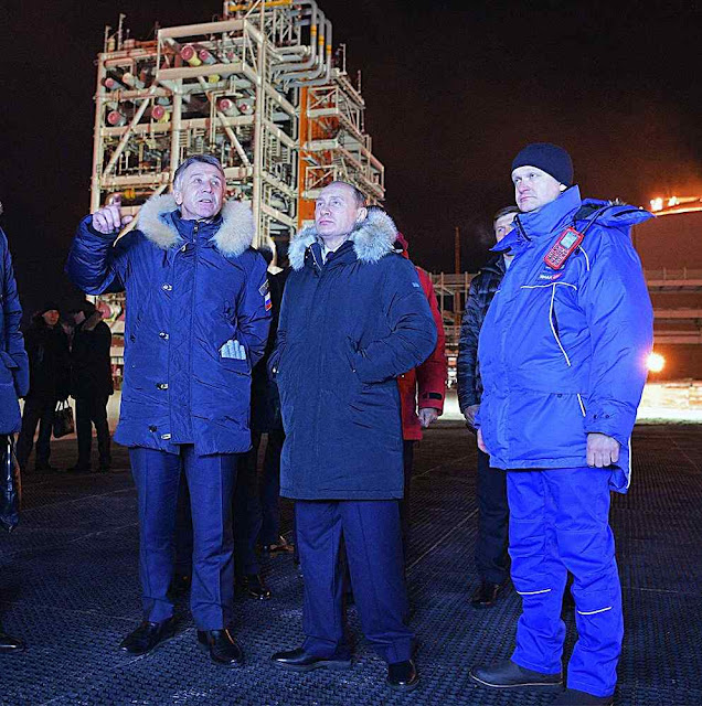 Putin inspecciona o gasoduto Yamal