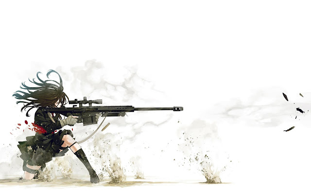 Anime Sniper Animation HD Wallpaper | Desktop Wallpaper