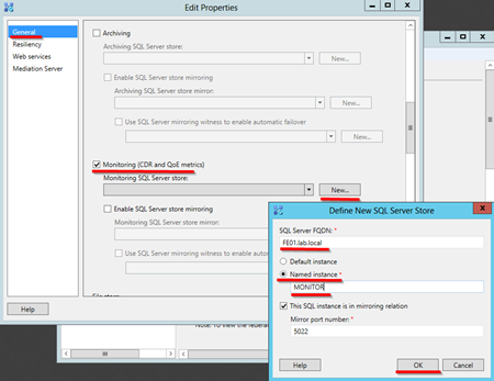 config monitor in topology