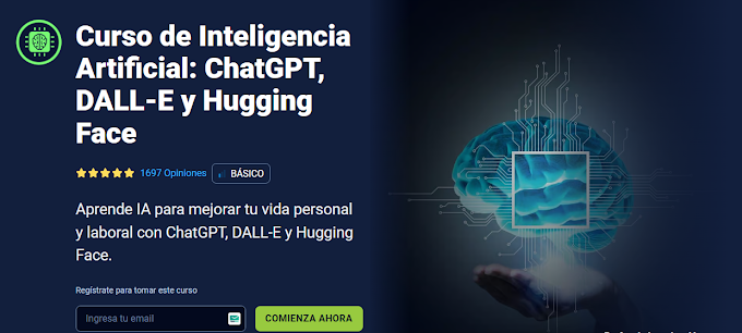 [Gratis] Curso de Inteligencia Artificial: ChatGPT, DALL-E y Hugging Face