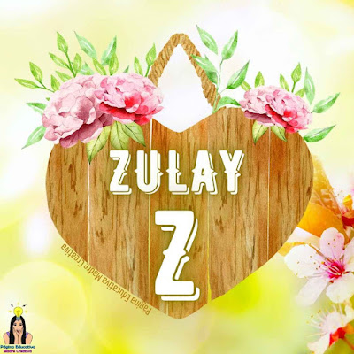 Solapín para imprimir - Nombre Zulay