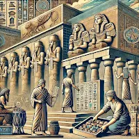 Representación de prácticas de tributos y ofrendas en Mesopotamia, Egipto y Ugarit, que influyeron en el desarrollo del diezmo en Israel