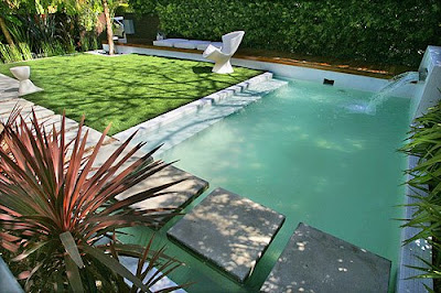 garden yard pool
