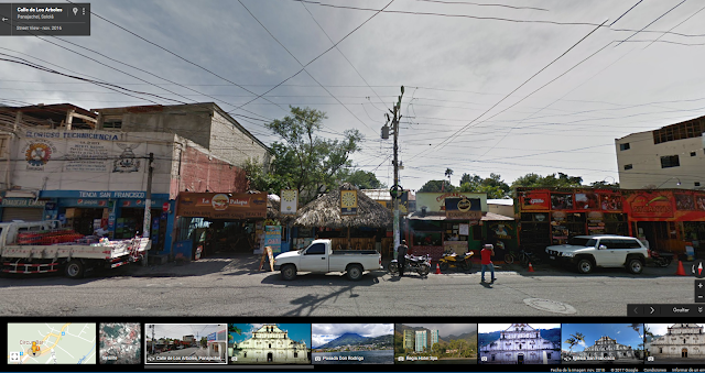 Google Street View Panajachel La Palapa Guatemala