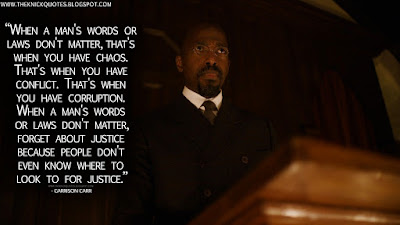 When a man's words or laws don't matter, that's when you have chaos. That's when you have conflict. That's when you have corruption. When a man's words or laws don't matter, forget about justice because people don't even know where to look to for justice.