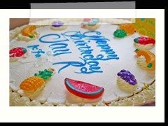Goldilocks Fruity Mocha Cake