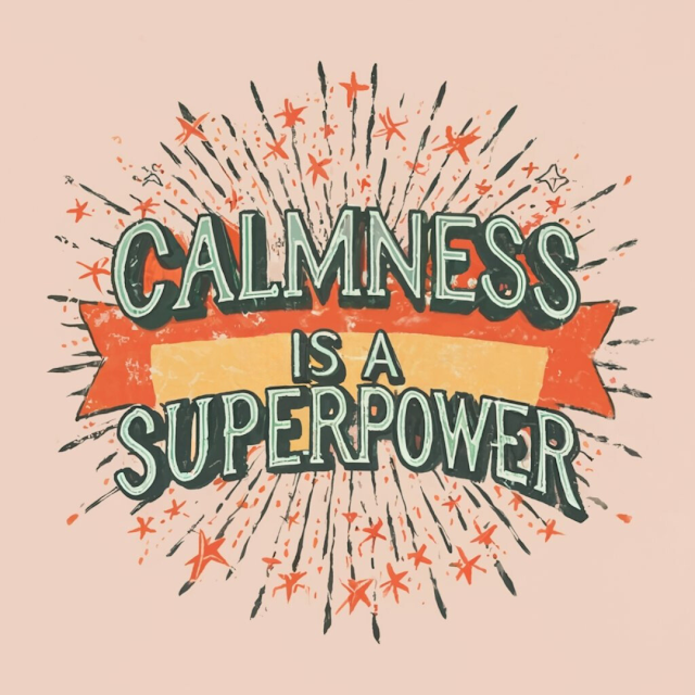 Calmness is a superpower.