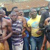 Jungle justice: Men who allegedly stole goats stripped na*ked & paraded around town 