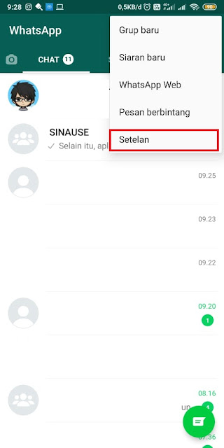 Cara Mengubah Gelembung Whatsapp - Tanpa Aplikasi 2