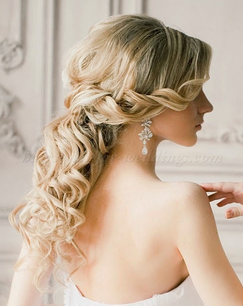 23 Stunning Half Up Half Down Wedding Hairstyles - Pretty ...
