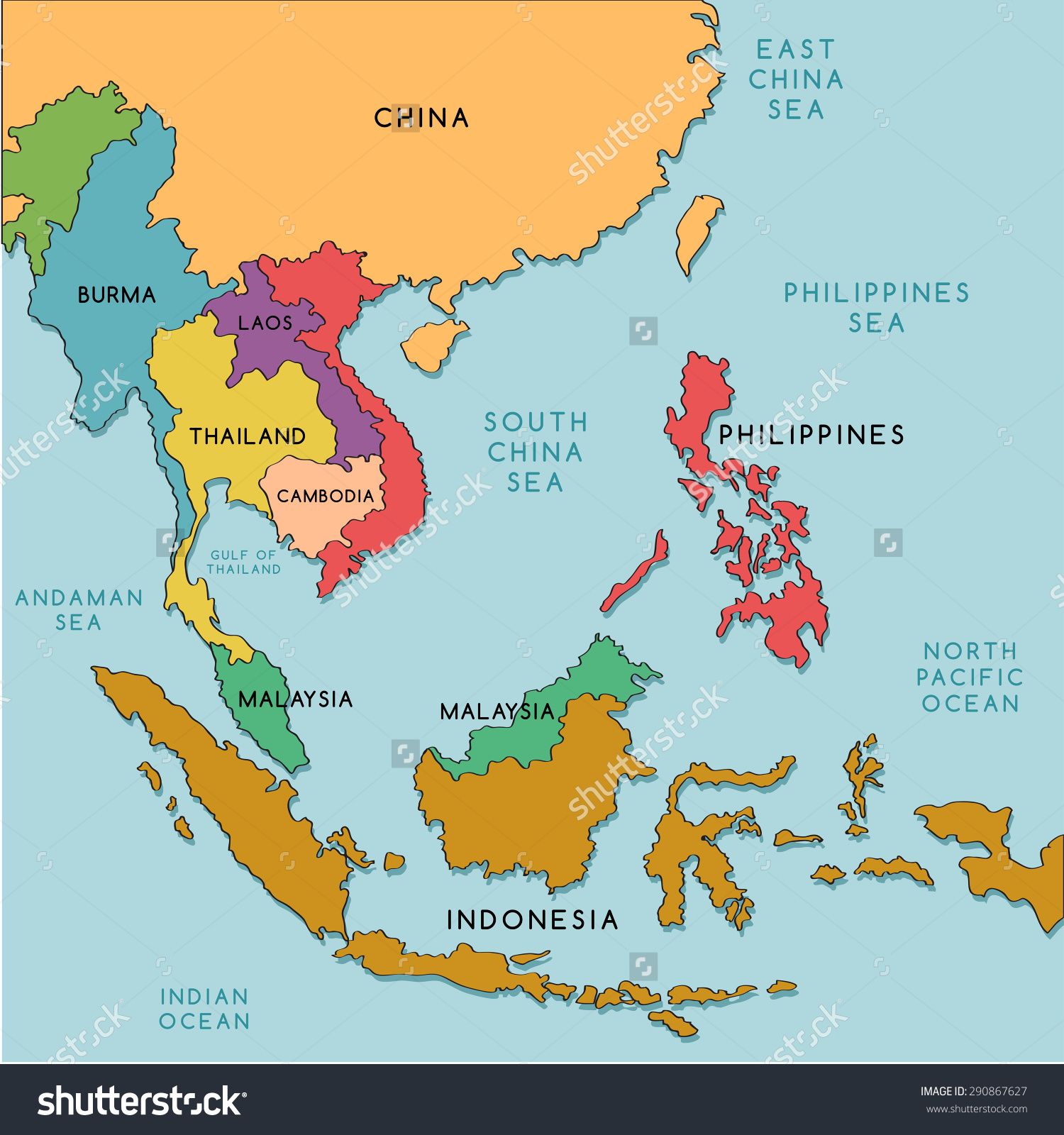 Southeast Asia Map Quiz | World Image